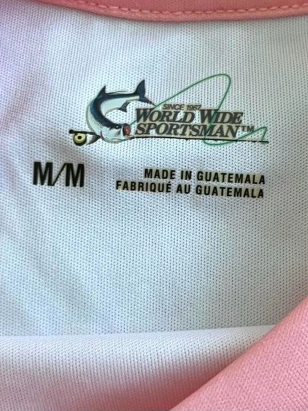 World Wide Sportsman Kids Long-Sleeve Crew Neck Top - Light Pink